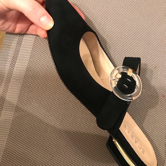 Black shoes/ ballerine pointue en suede - Picture 4 of 6